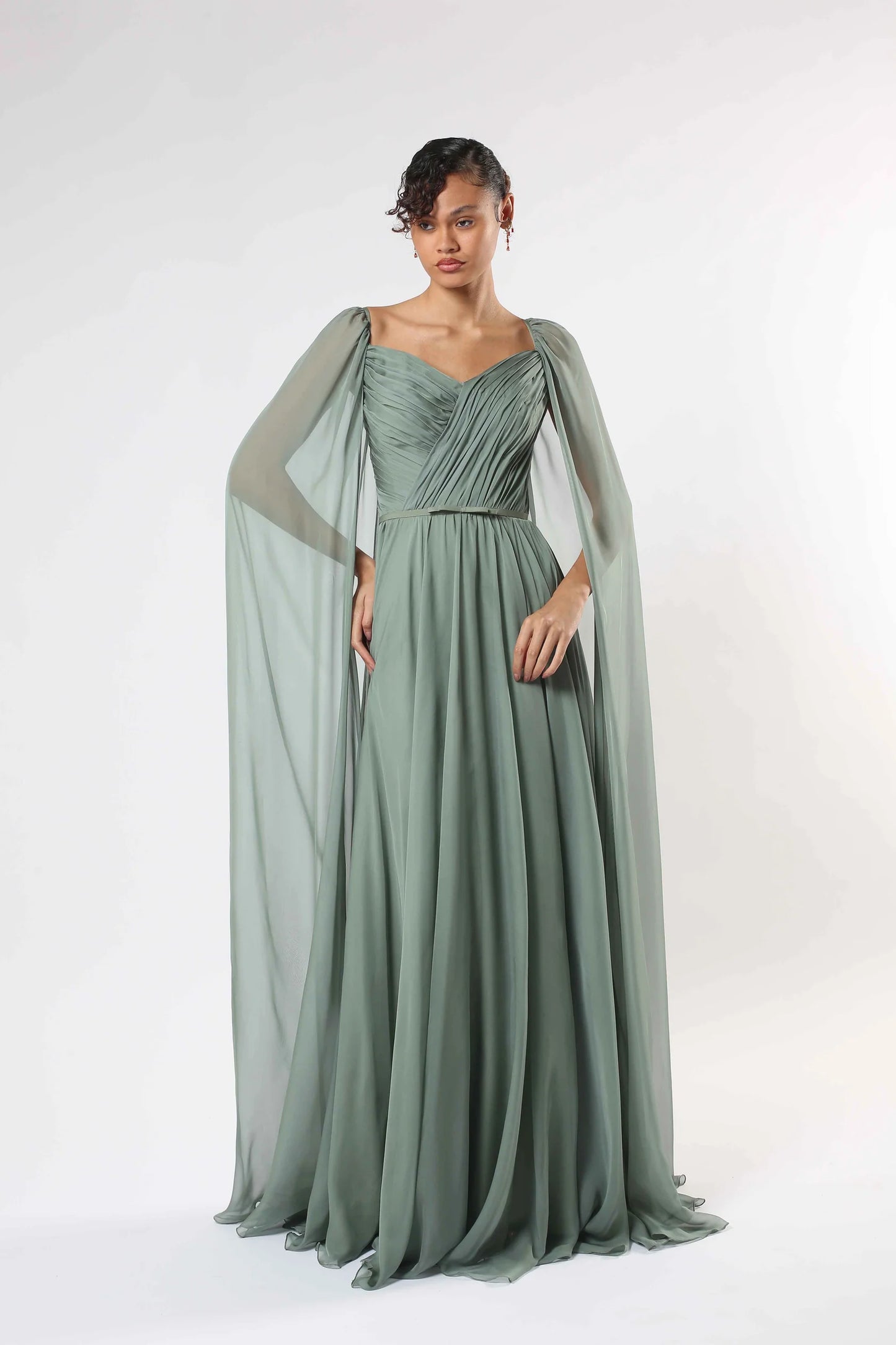 Silk Chiffon Gown