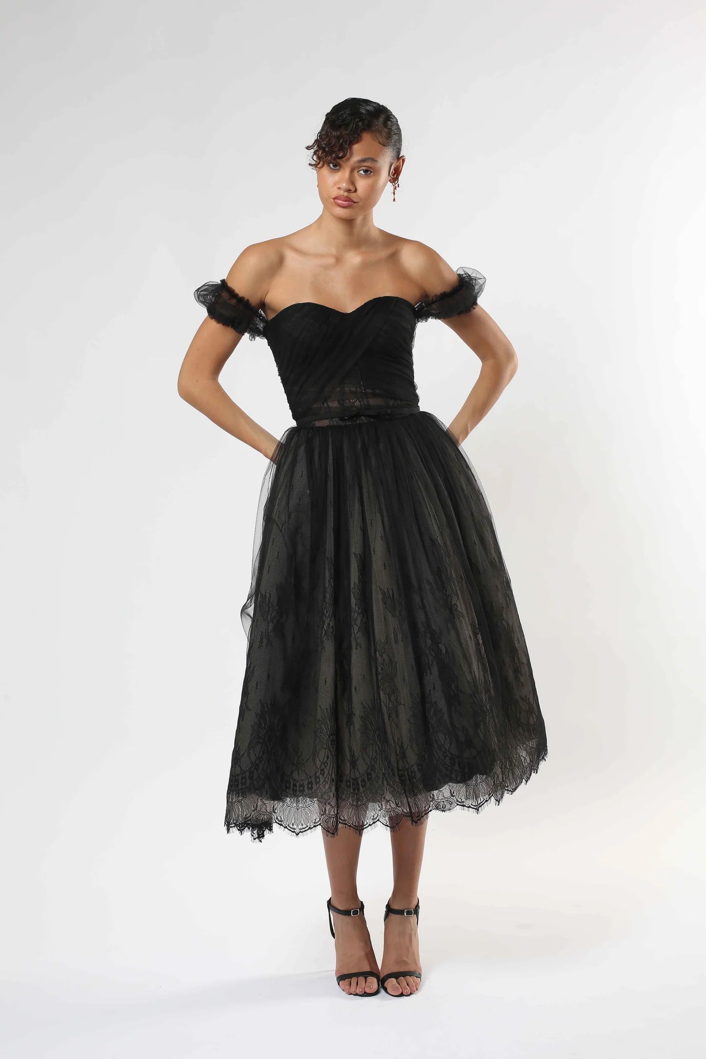 Tulle Midi Dress