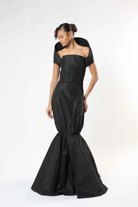 Taffeta Mermaid Gown