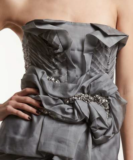 Minivestido Esculpido Suave