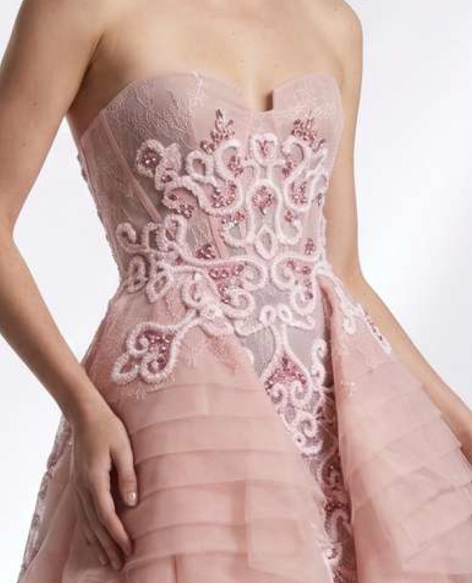 High-Low Train Dress