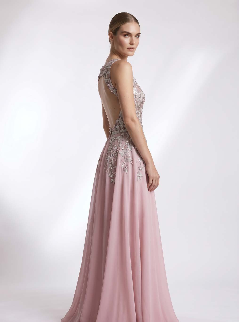 Floral Applique Gown
