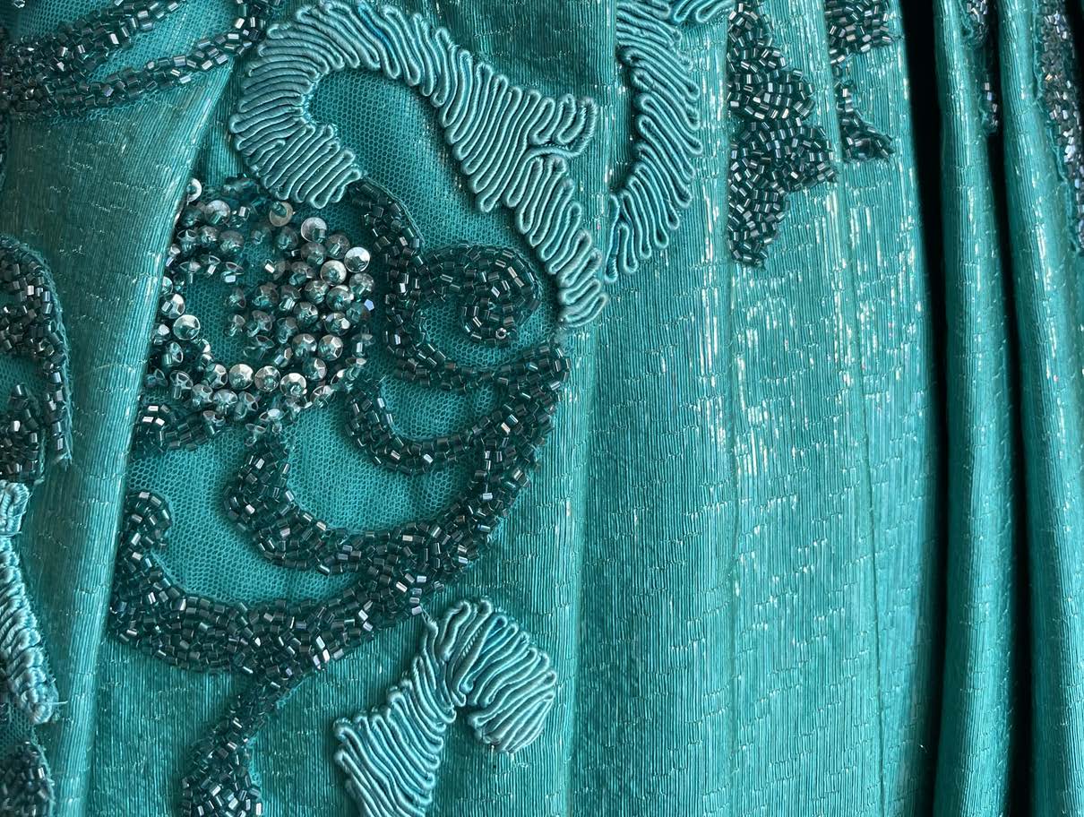 A-Line Beaded Gown
