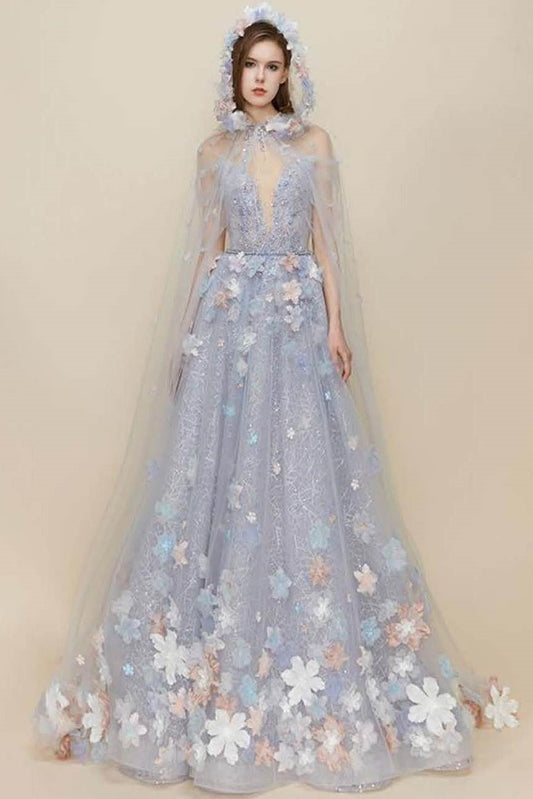Willow Gown with Cape