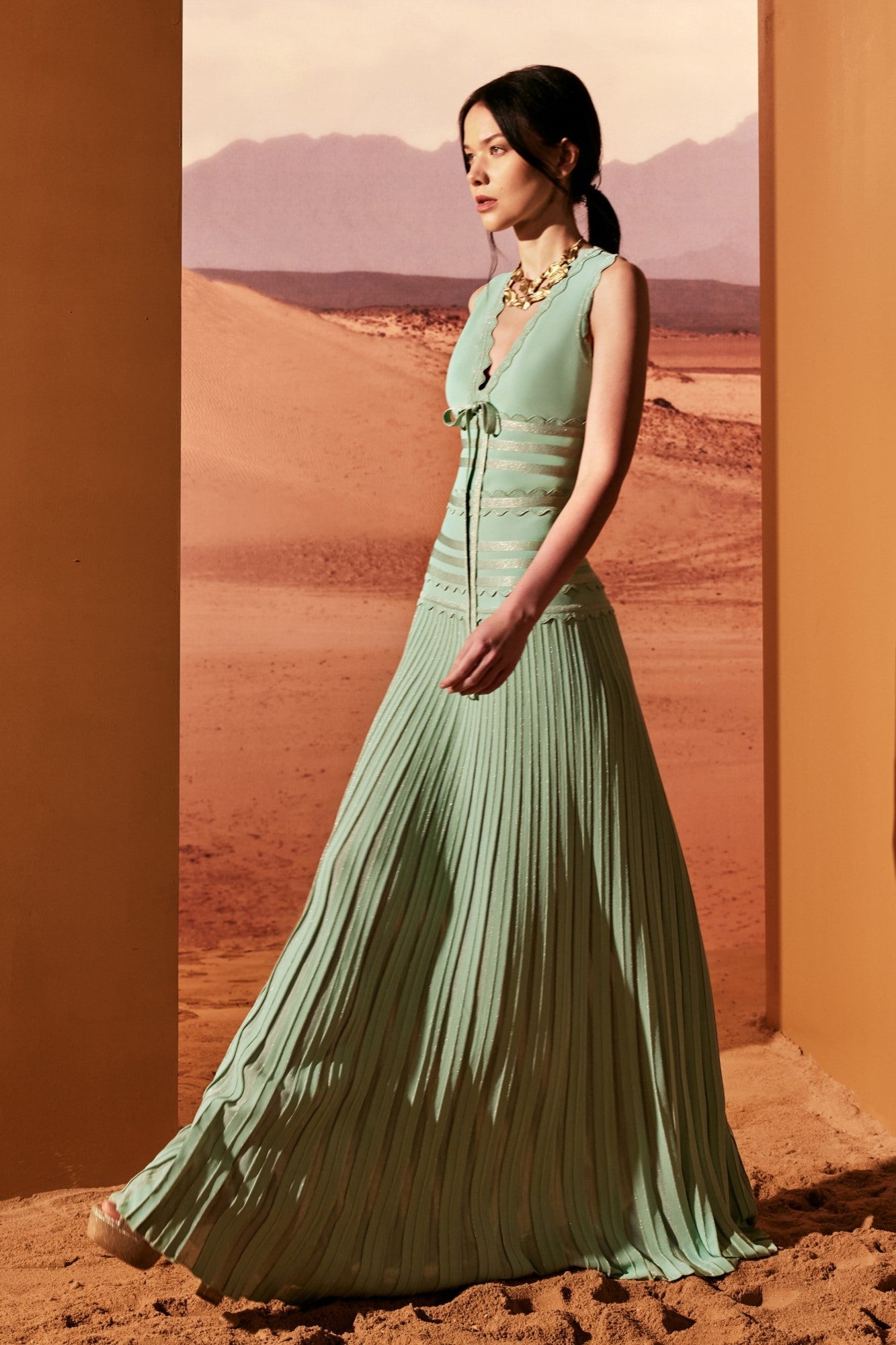 Long Knitted Gown