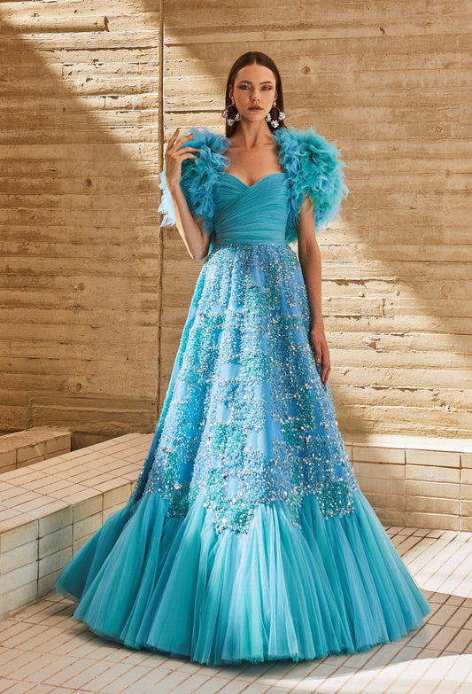 Gown with Bolero