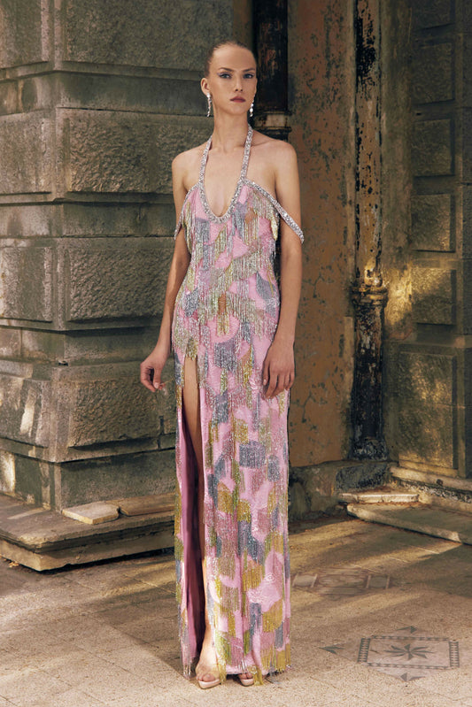 Charleston Embroidered Gown