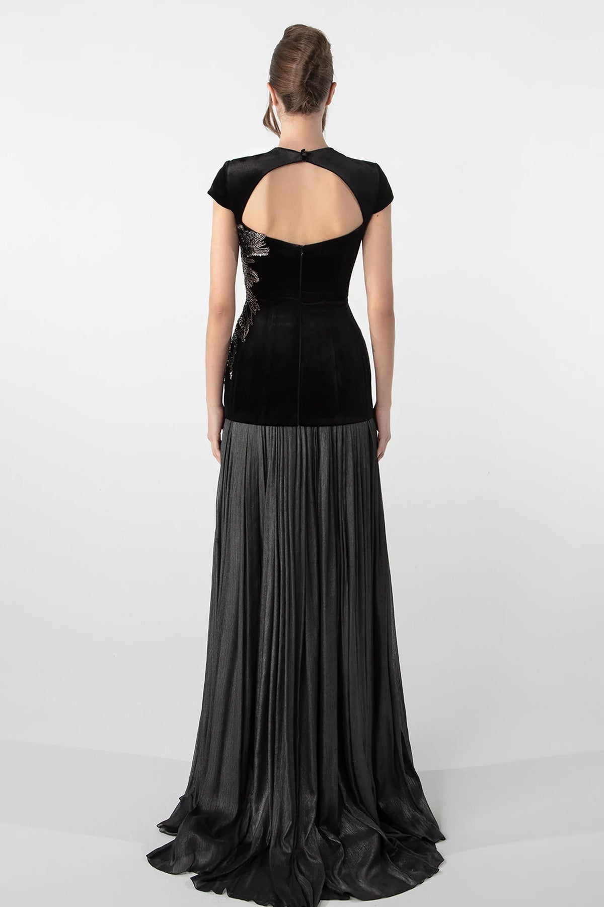 Vestido corsé de terciopelo