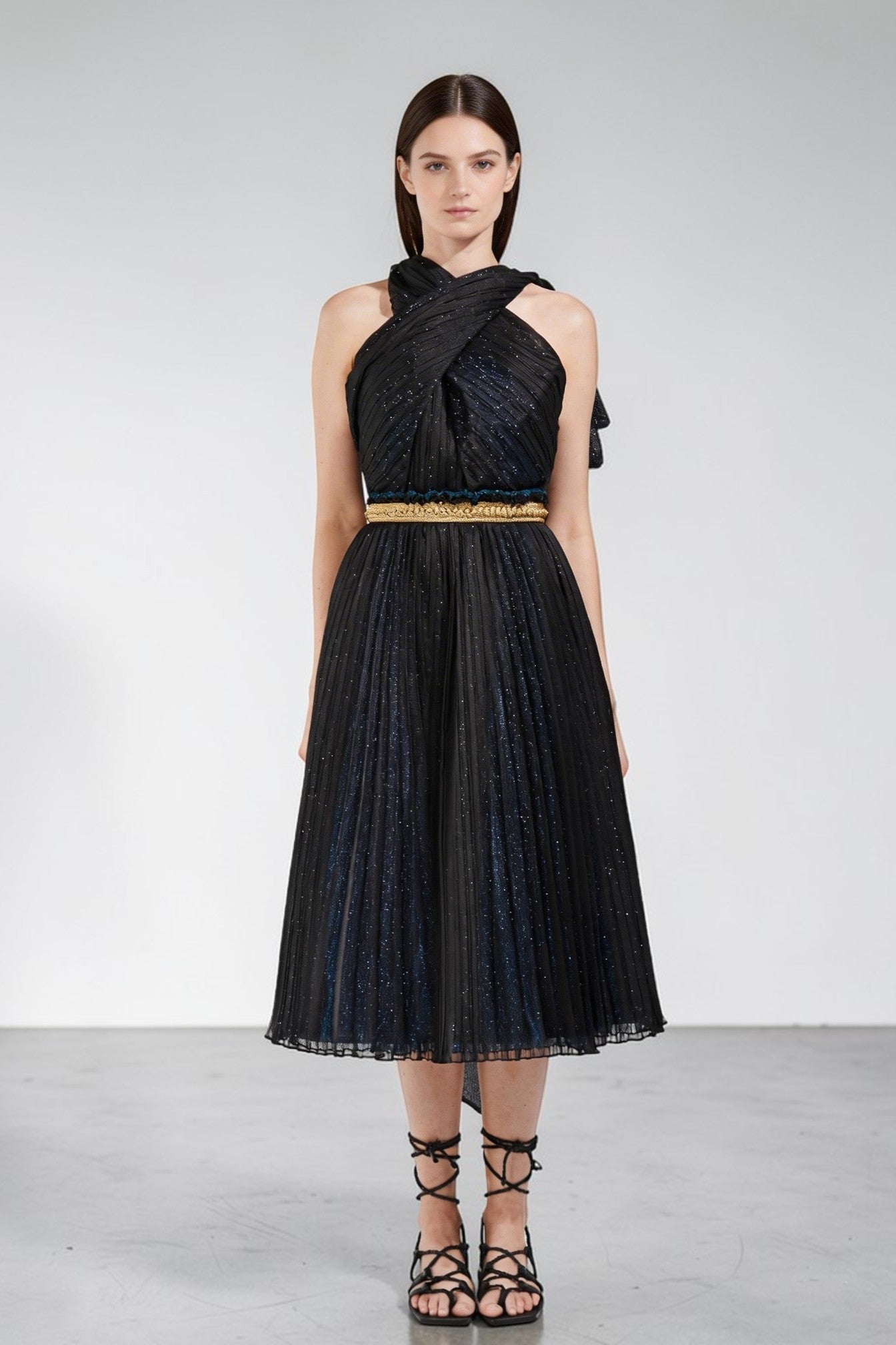Berenice Halter Neck Midi