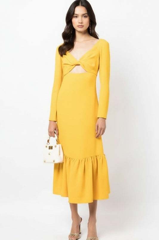Ruffle Hem Dress