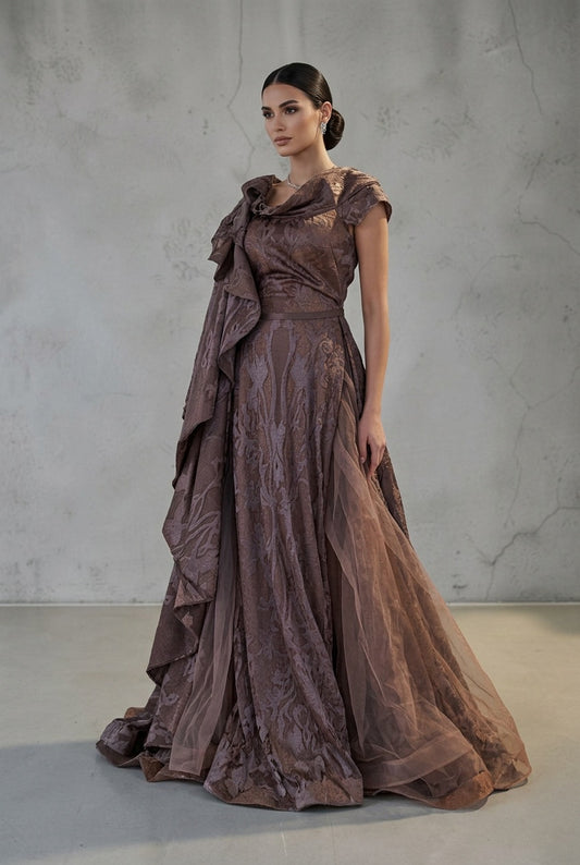Asymmetrical Ball Gown