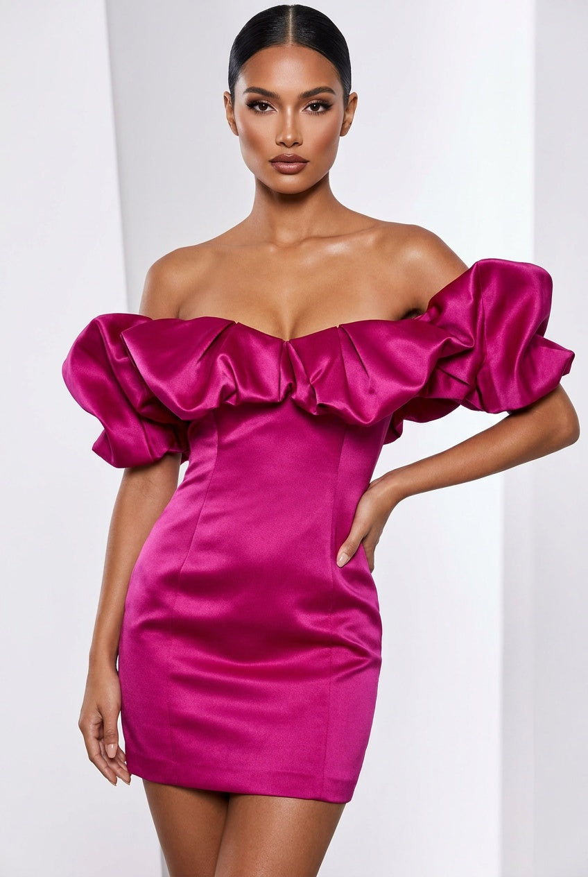 Off Shoulder Mini Dress