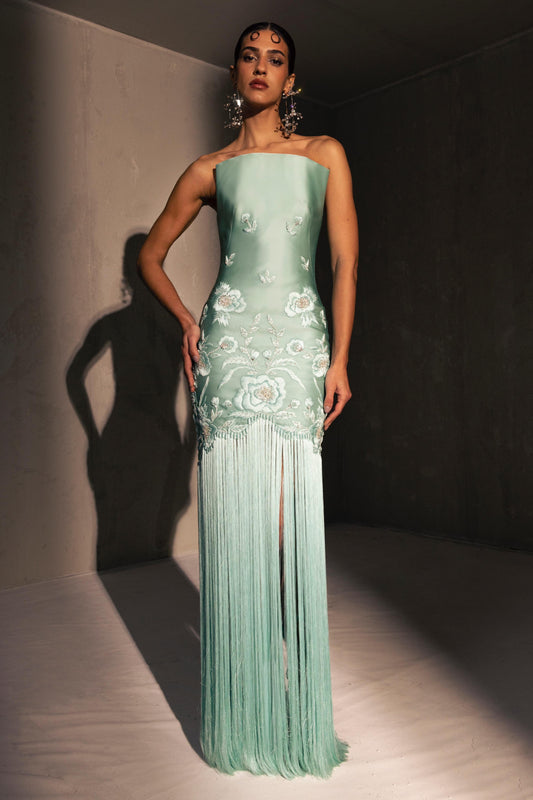 Silk Thread Charleston Gown