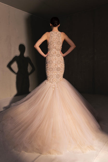 Beaded Mermaid Gown