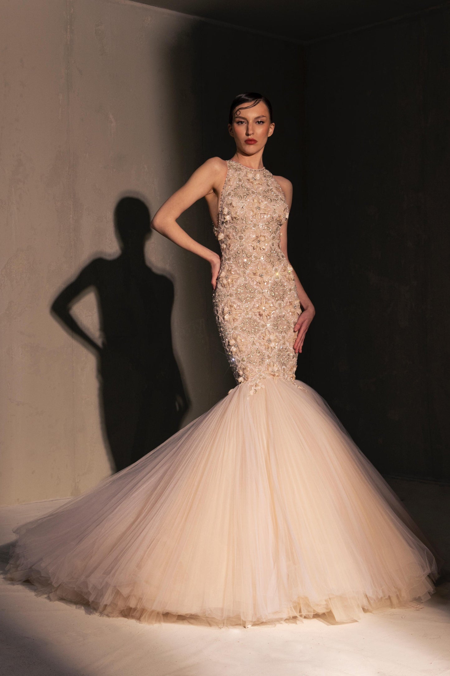 Beaded Mermaid Gown