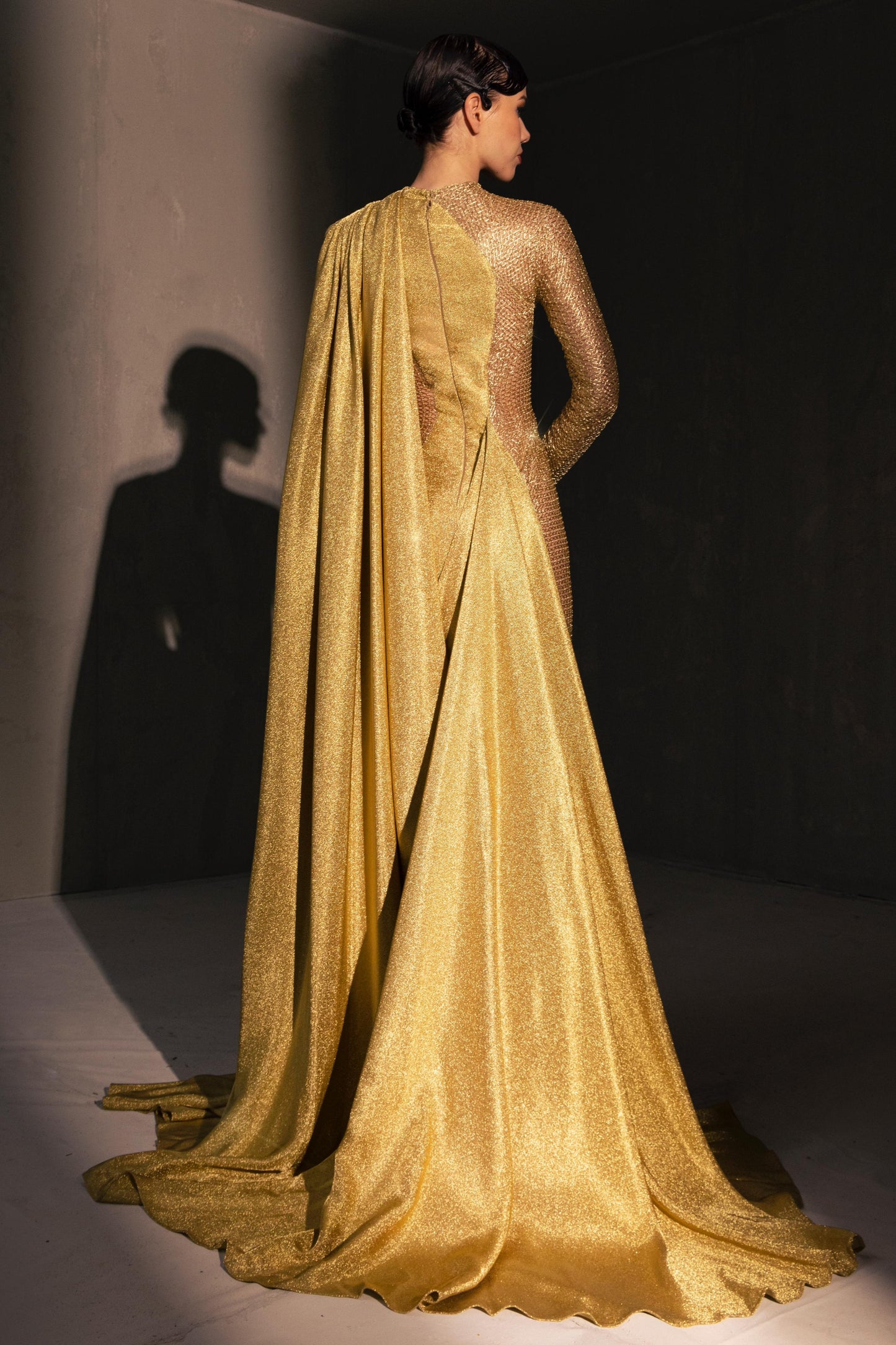 Embellished Grecian Gown
