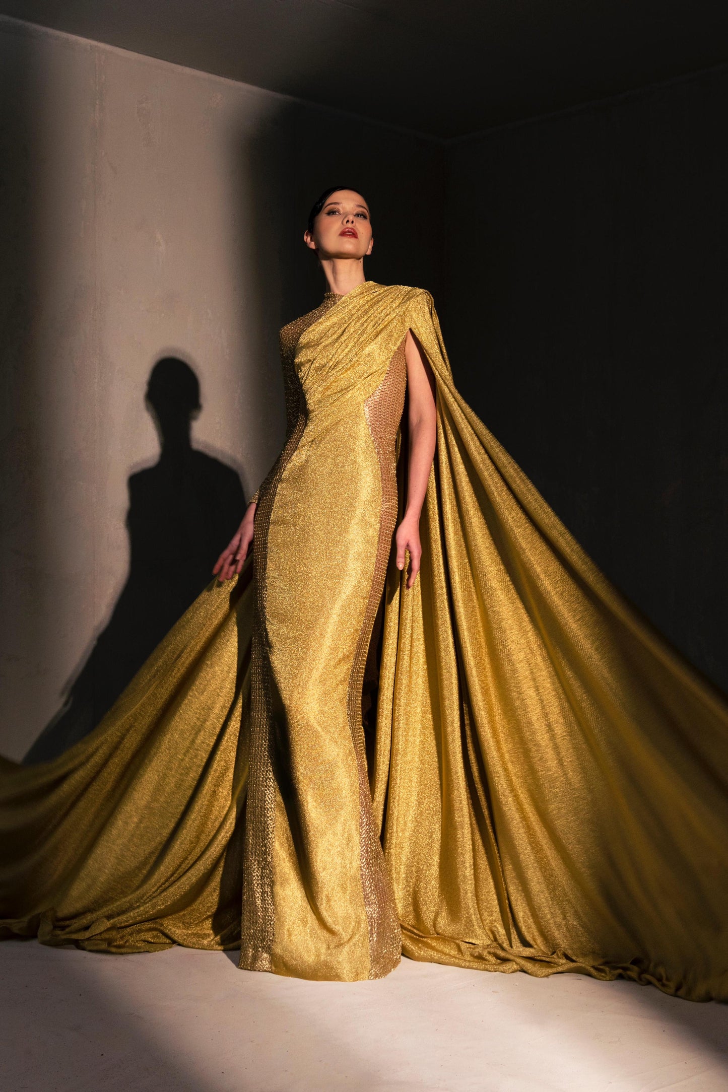 Embellished Grecian Gown