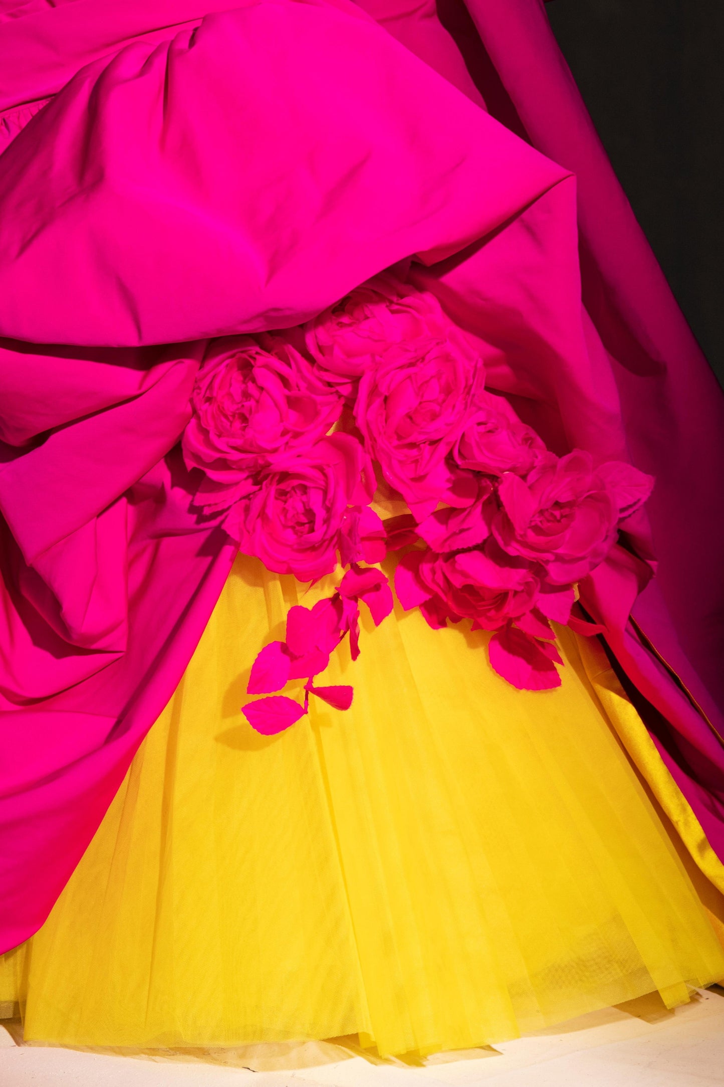 Voluminous Drop-Waisted Gown