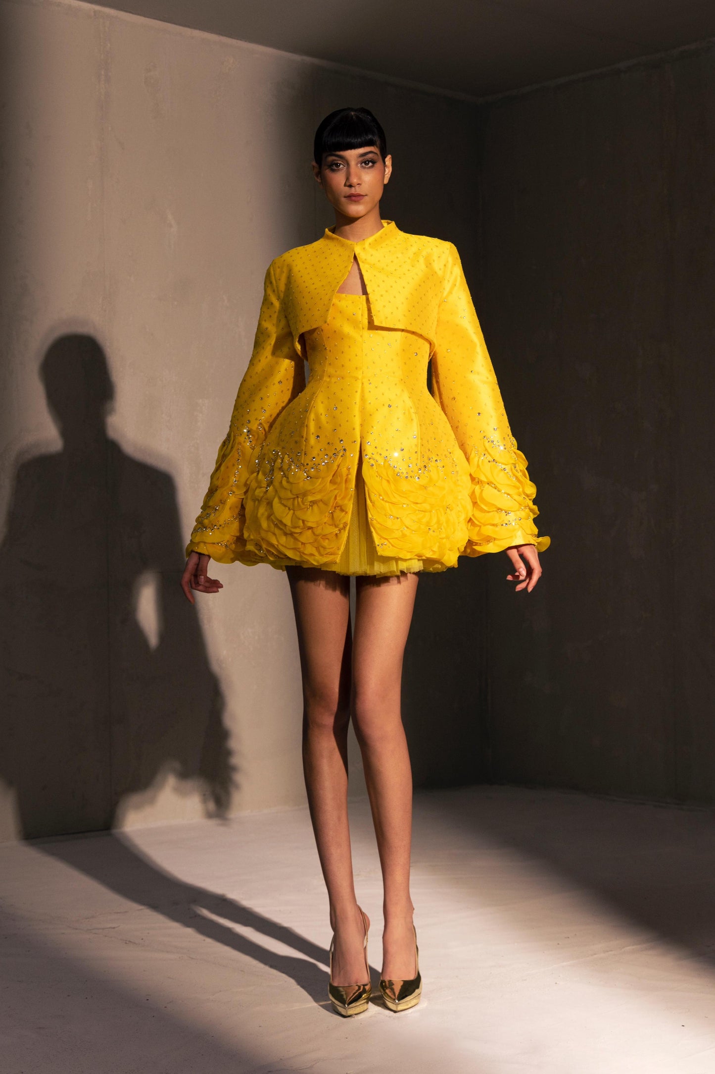 Petal Mini Dress and Jacket