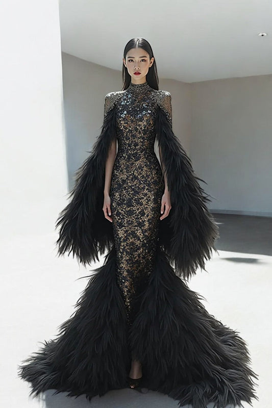 Double-Flared Gown