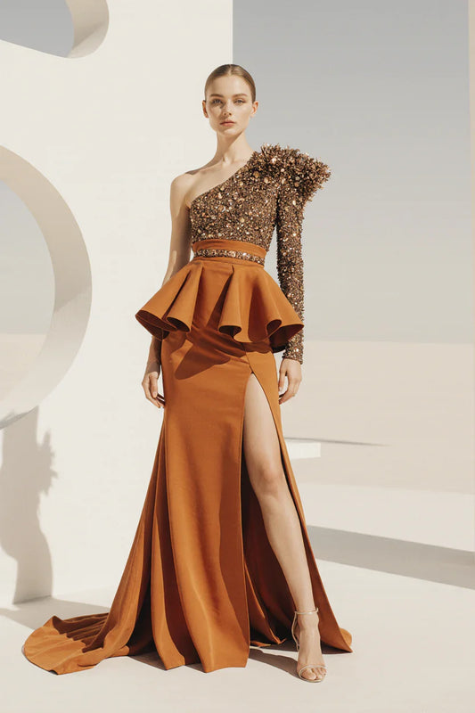 Mirae High Low Gown