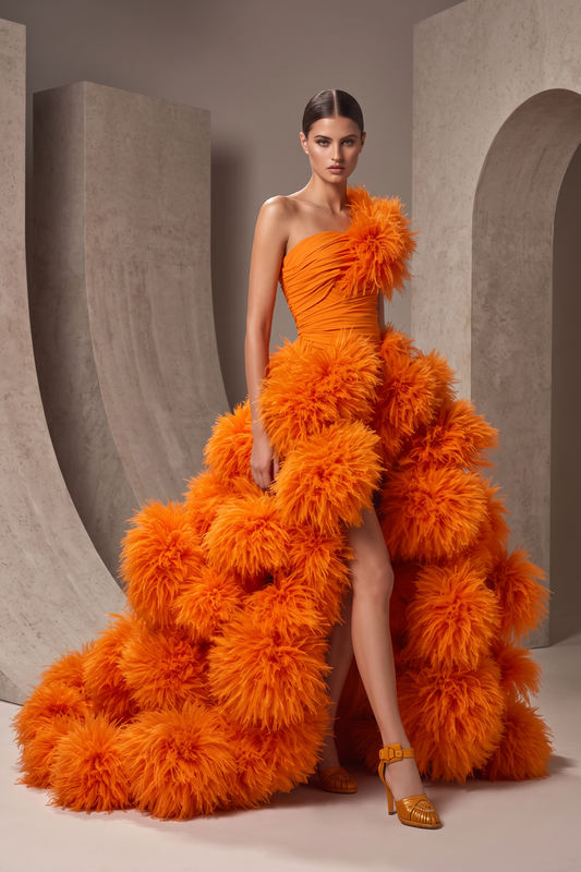 Bavishya Pom Gown