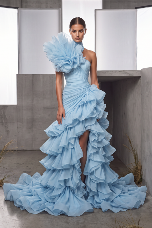 Elske Ruffled Gown