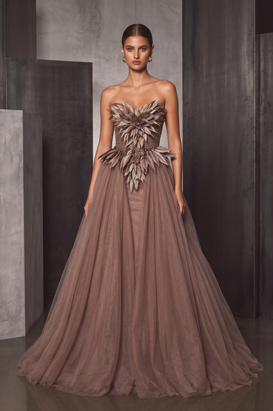 Alam Strapless Gown