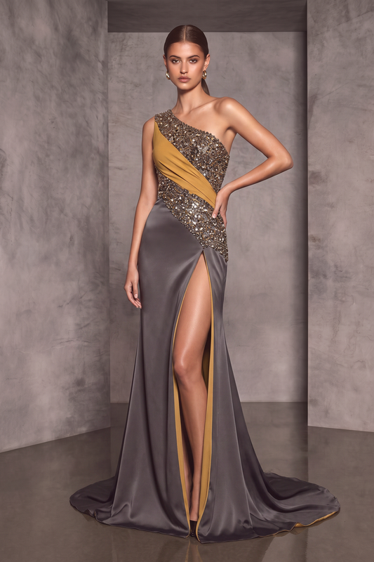 Cressida Asymmetrical Gown