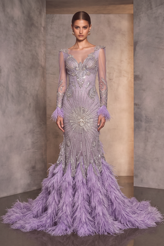 Aziza Beaded Gown