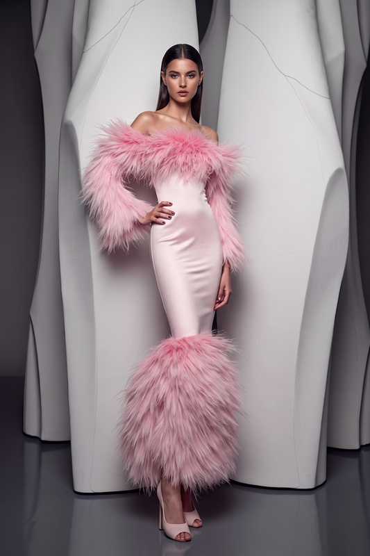 Vestido Sukida Feather
