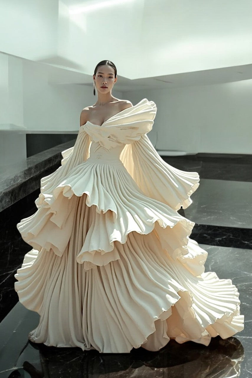 Amarita Pleat Gown