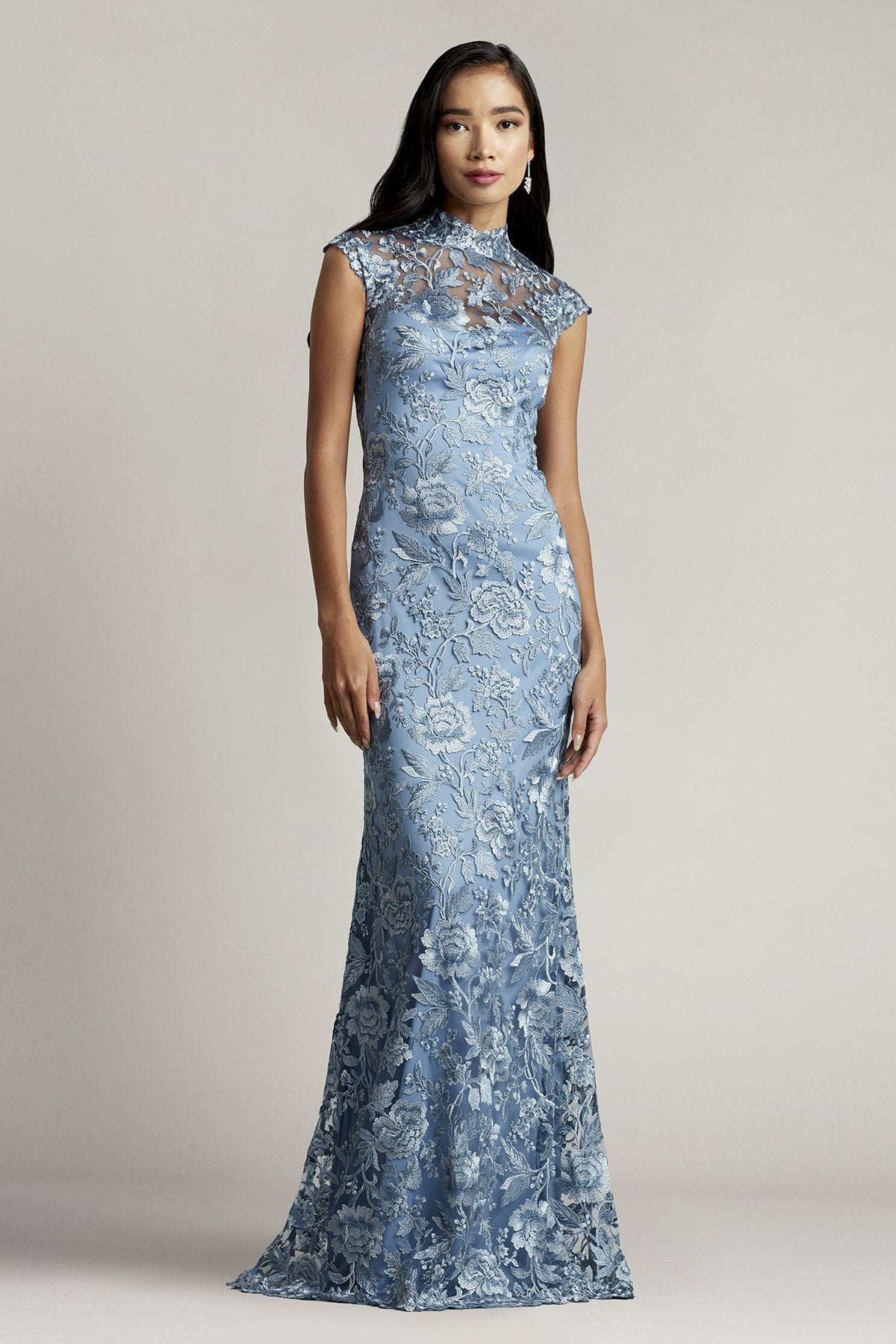 Qara Cap Sleeve Gown