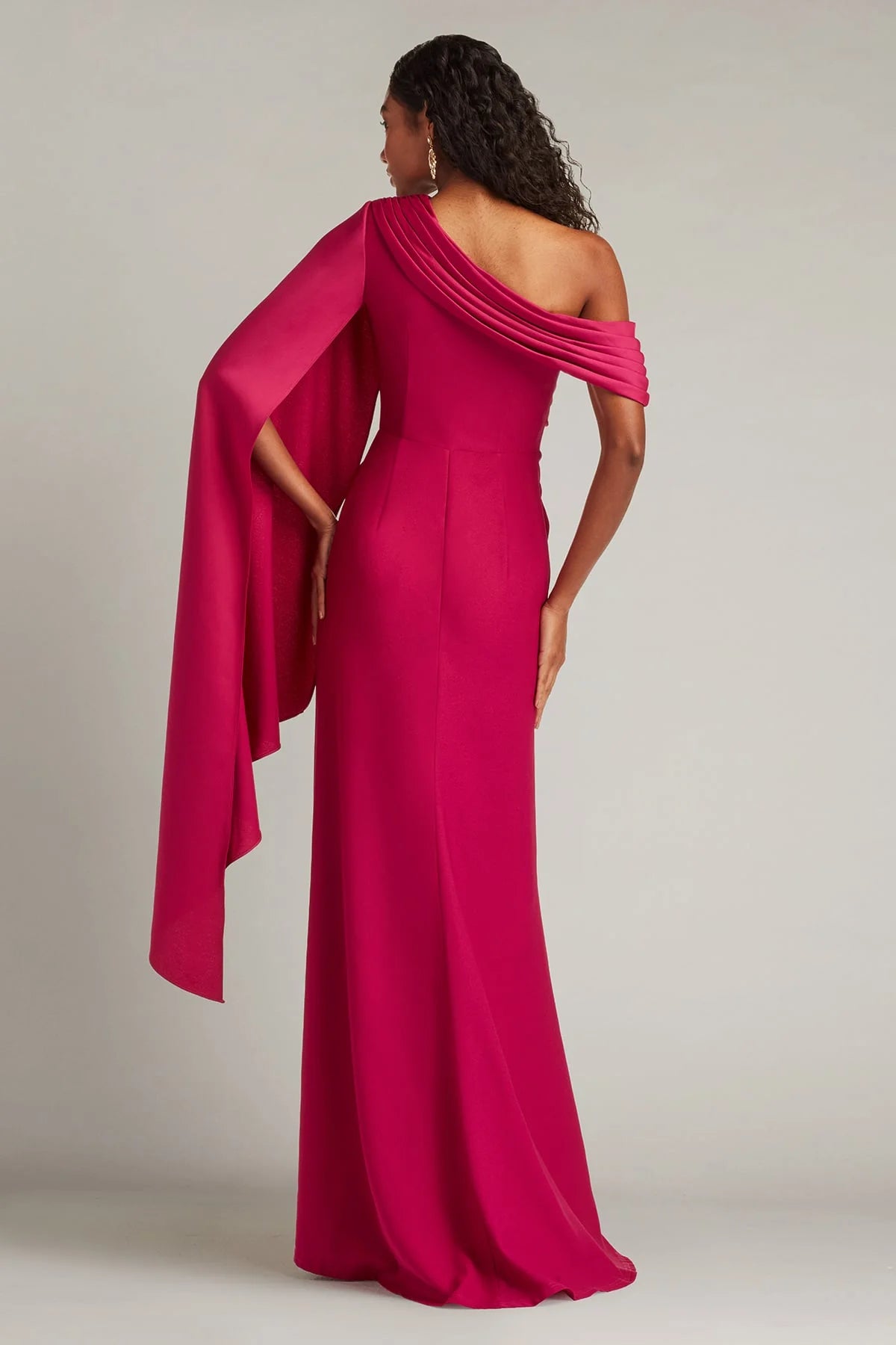 Ember Cape Sleeve Gown