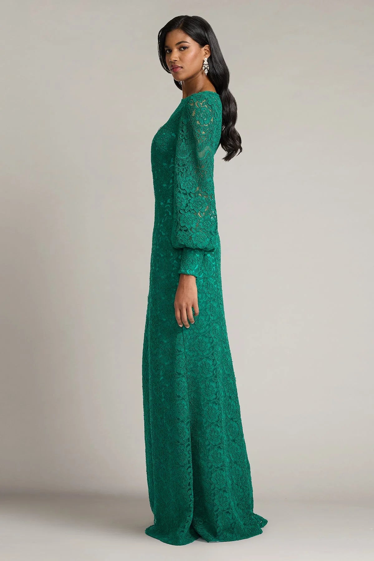 Wohler Cord Embroidered Tulle Gown