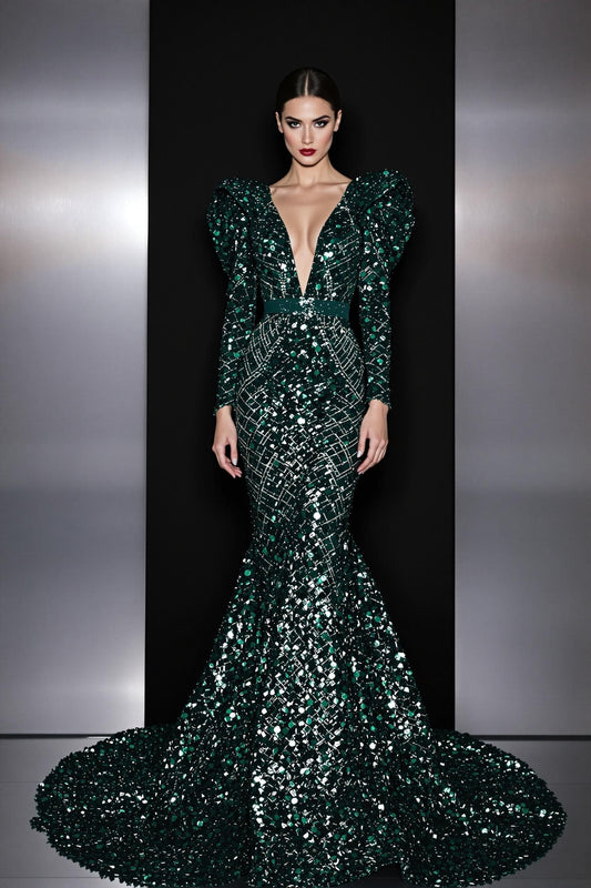 Elevan Sequin Gown