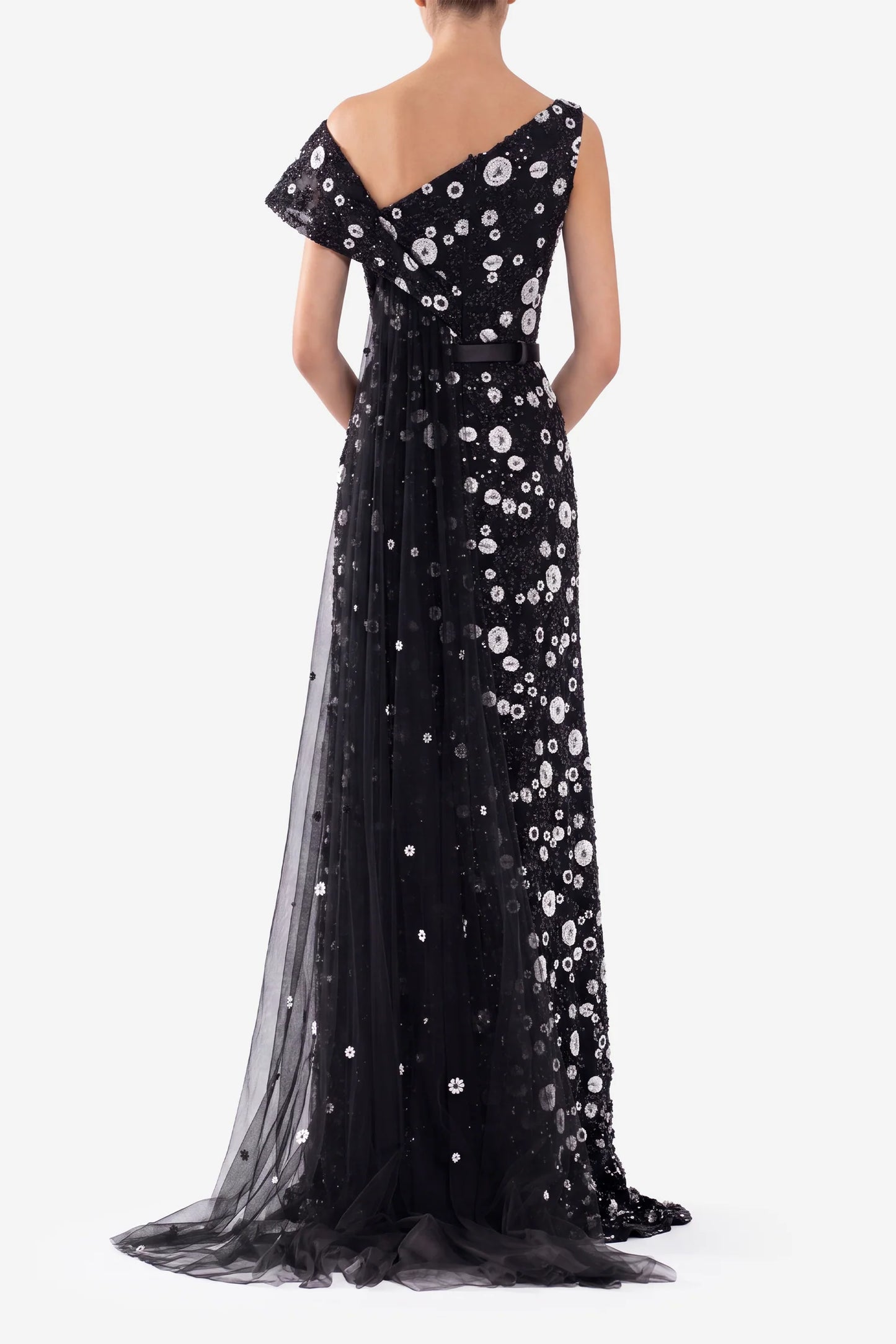 Tulle Off the Shoulder Gown