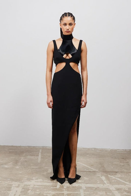 High Collar Gown