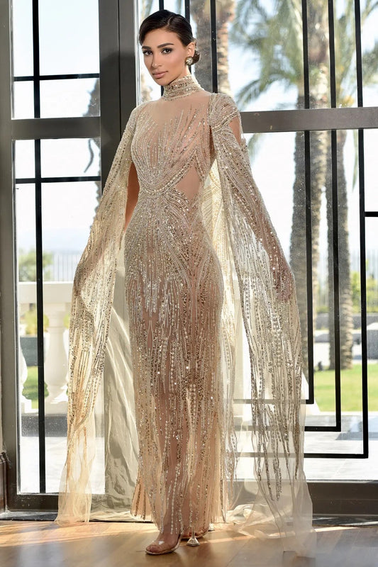 Elizabeth Embroidered Gown