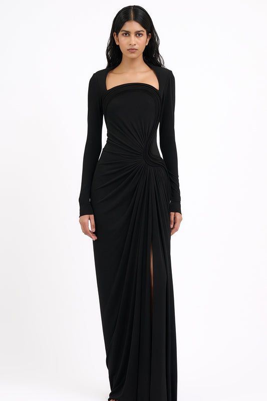 Wave Sculpted Gown