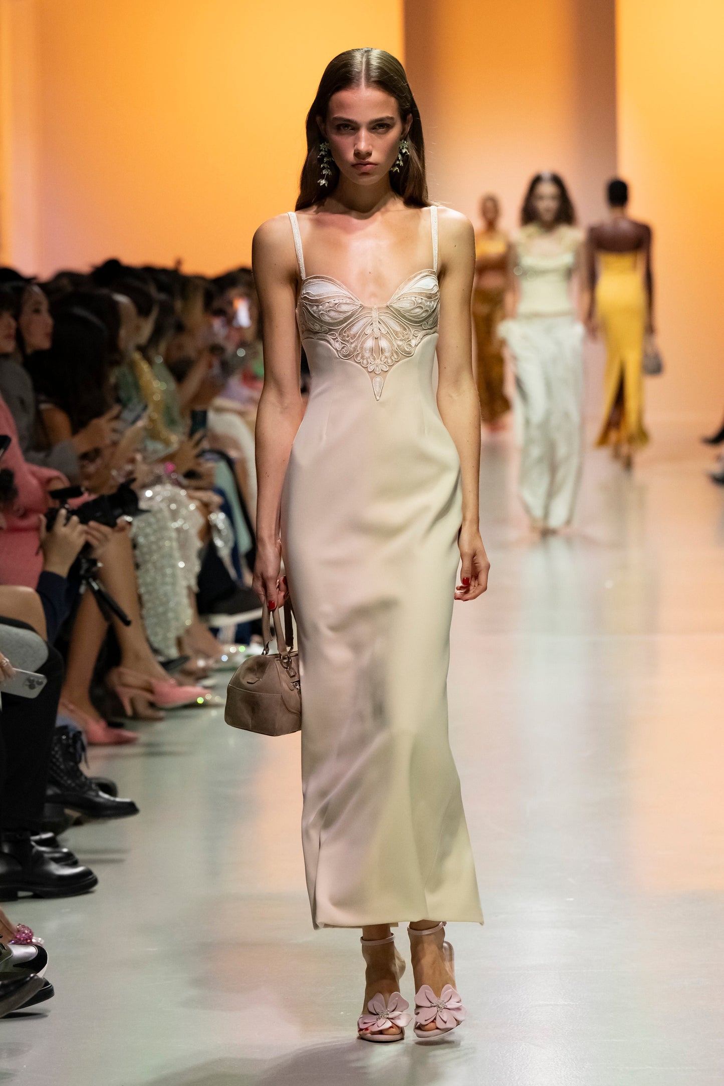 Fitted Sleeveless Crepe Dress