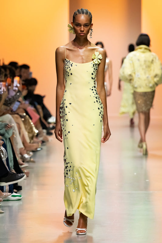 Crepe Sleeveless Dress