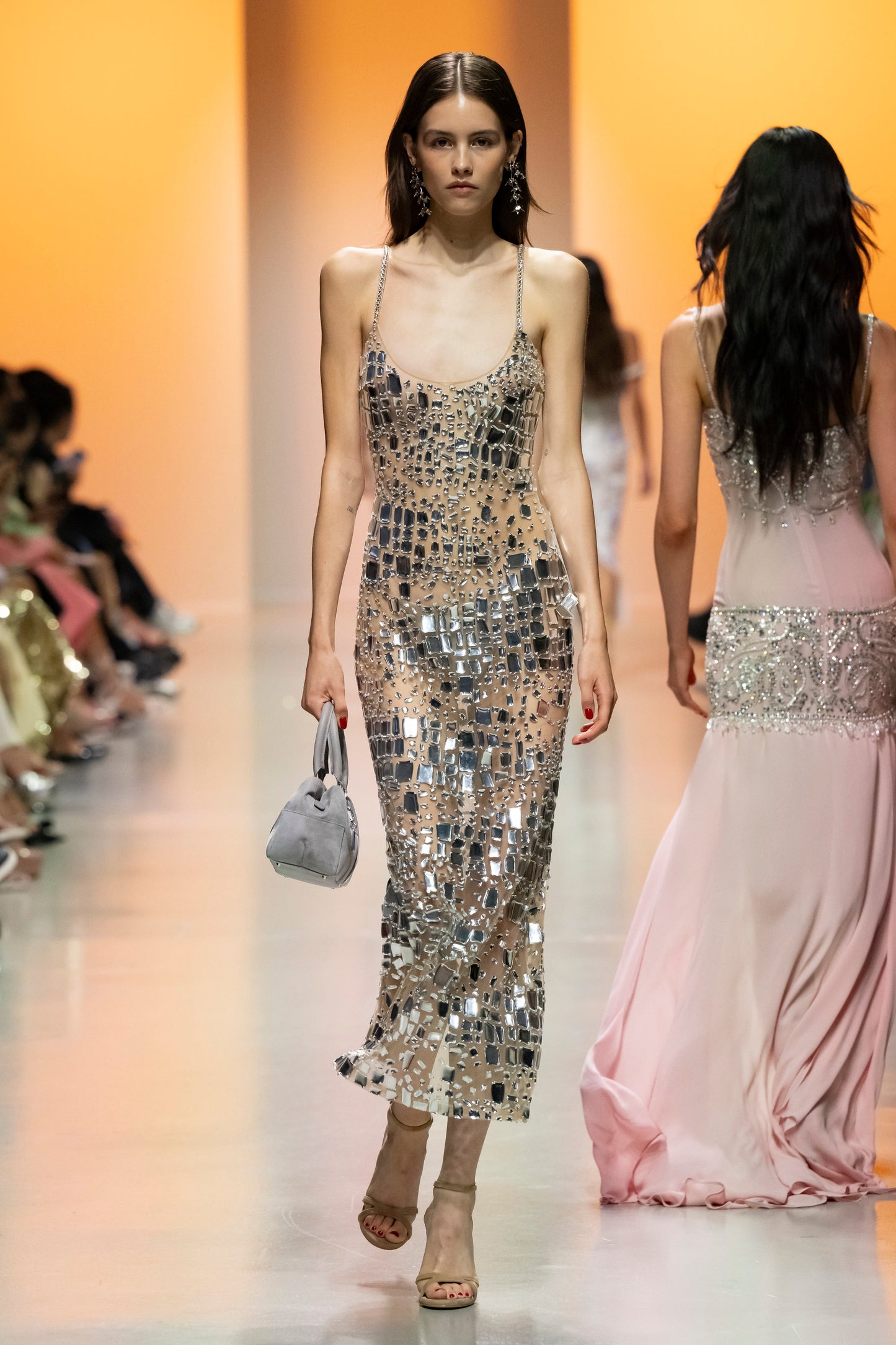Fully Beaded Tulle Dress