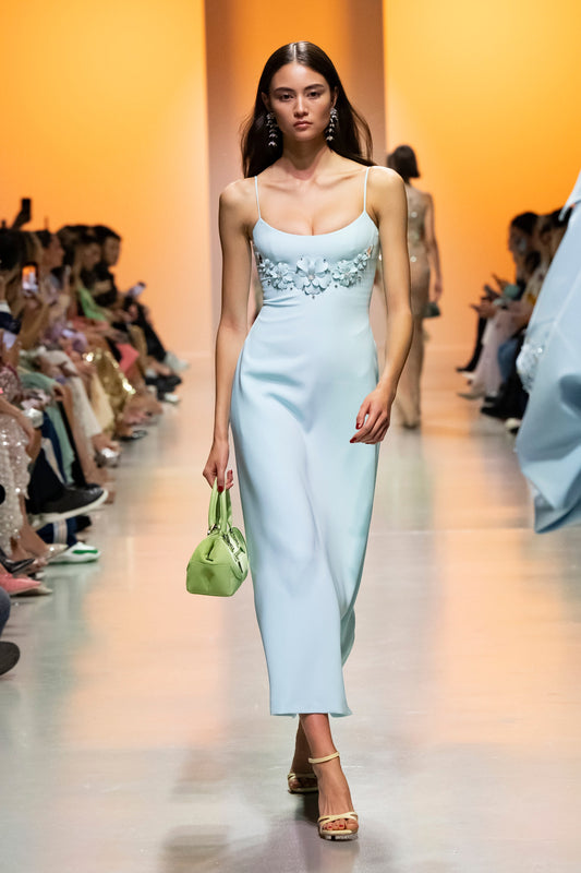 Sleeveless Crepe Midi Dress