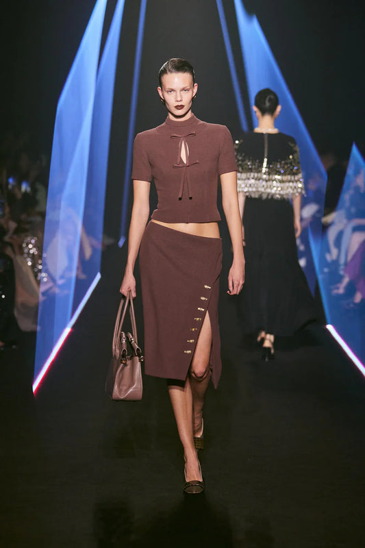 Wool Blouse & Skirt