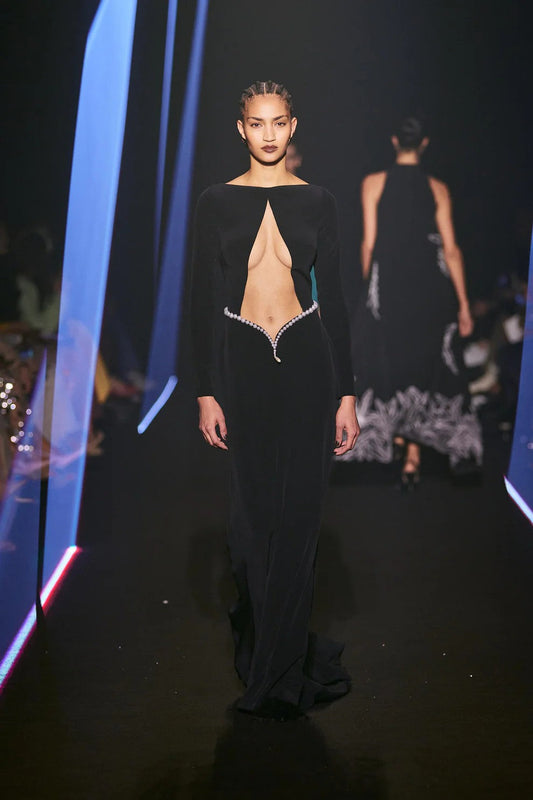 Cutout Long Dress