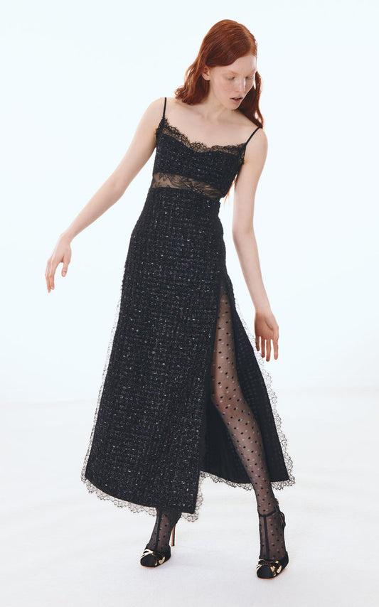 Boucle Midi Dress