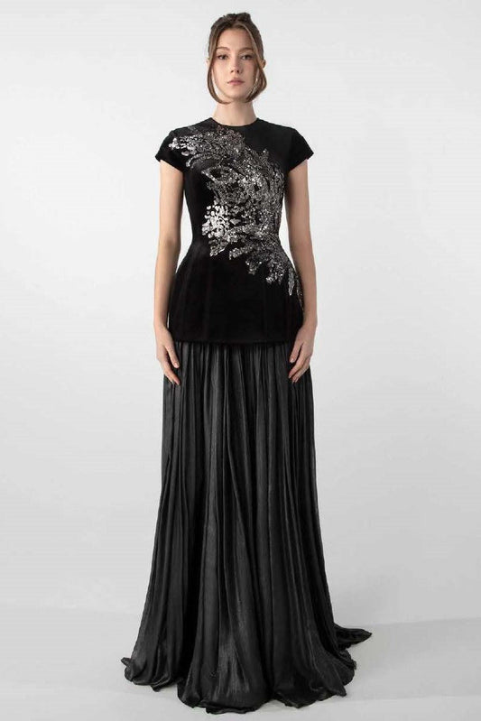 Velvet Corset Gown