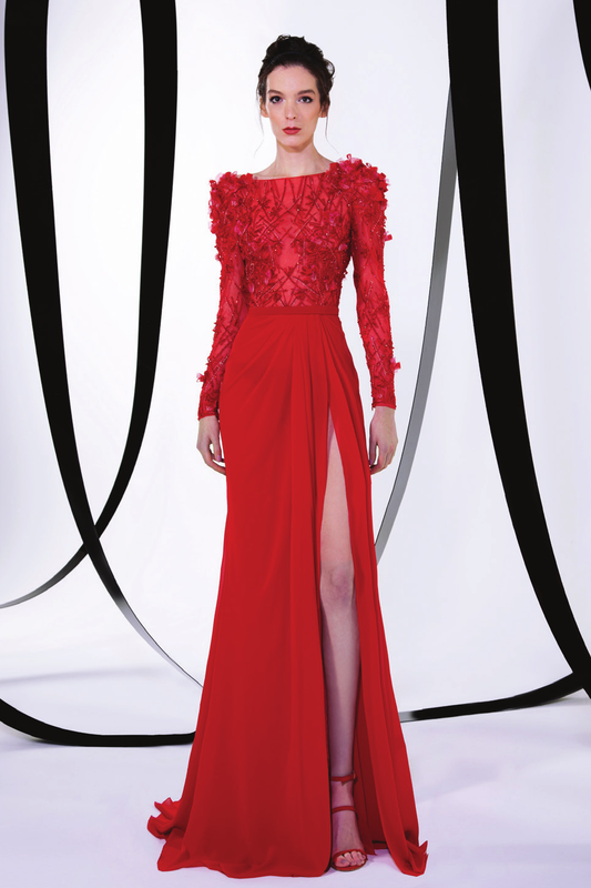 Crystal Embroidered Gown