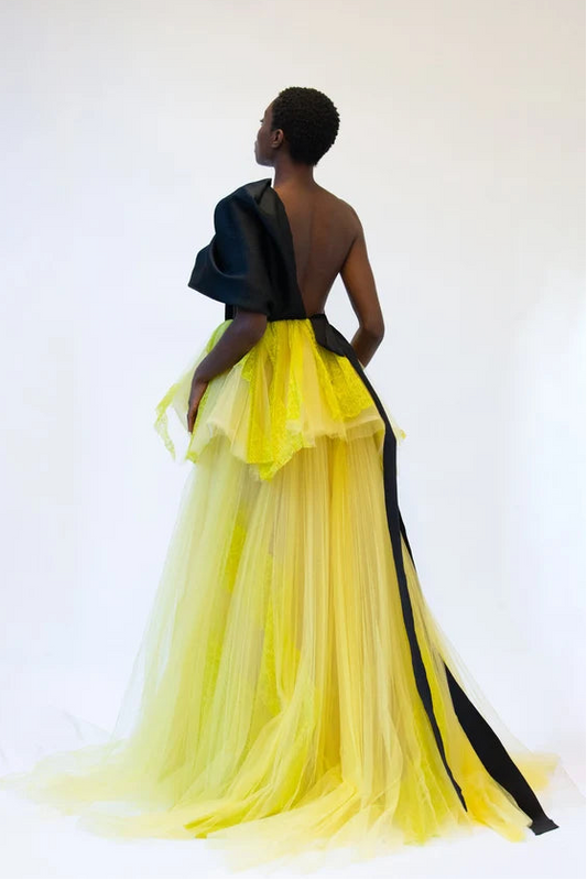 Asymmetrical Ball Gown